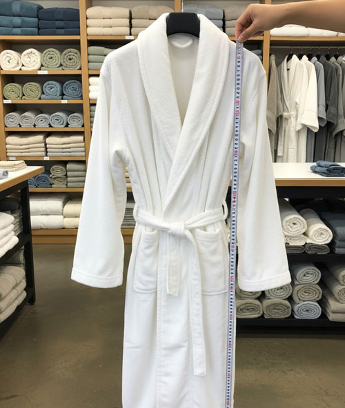 قد حوله از سرشانه محاسبه میشه تا انتهای حوله تن پوش