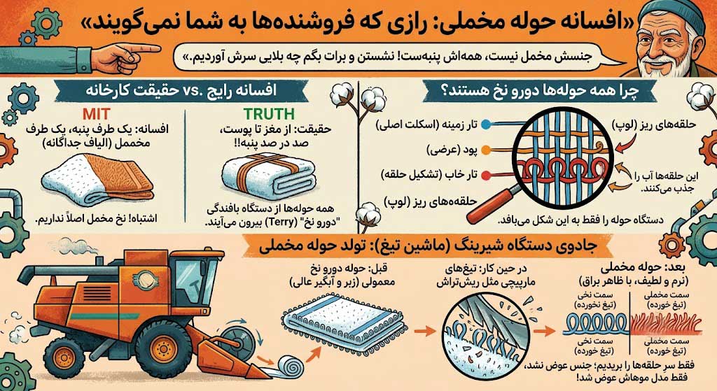 جادوی دستگاه تیغزنی: تولد حوله مخملی